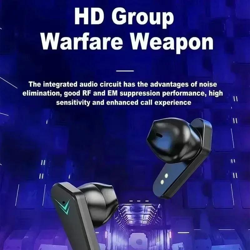 TWS Earphones 5.3 Bluetooth Wireless Gamer Headphones 65Ms Low Latency Earbuds Fone Headset Gamer with Phones